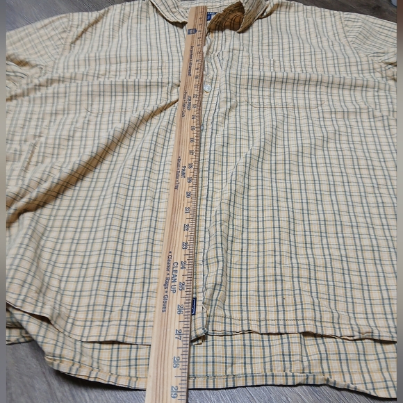Aeropostale Men's Size X Large Beige Checkered Shirt - Picture 4 of 5